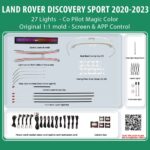 DiQ AMBIENT LR DISCOVERY SPORT L550 TRIM mod. 2019> (Digital iQ Ambient Light for LAND ROVER DISCOVERY SPORT mod. 2019> with 27 Lights)