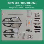 DIQ AMBIENT VOLVO S60 III mod. 2018-2023 (Digital iQ Ambient Light for VOLVO S60 mod. 2018> with 22 Lights)