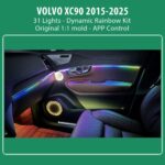 DIQ AMBIENT VOLVO XC90 DR mod. 2015-2024 (Digital iQ Ambient Light for VOLVO XC90 mod. 2015-2024 with 31 Lights) - Image 2