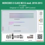 DIQ AMBIENT BENZ BC04 (Digital iQ Ambient Light for Mercedes E (W212) mod. 2009-2016 with 23 Lights)