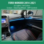 DIQ AMBIENT FORD MONDEO IV mod. 2014-2021 (Digital iQ Ambient Light for Ford Mondeo mod. 2014-2021 with 22 Lights) - Image 2