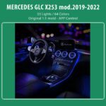 DIQ AMBIENT 8161 DCQ - BENZ GLC (X253) (Digital iQ Ambient Light for Mercedes GLC (X253) mod. 2019-2022 with 33 Lights) - Image 2