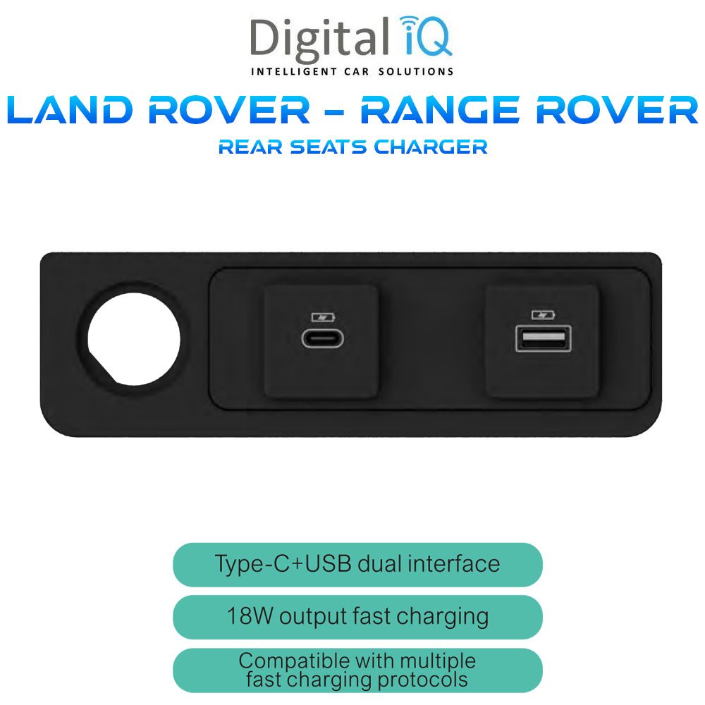 LAND-RANGE-ROVER_Rear_Seats_Charger_upgrade_01 DIQ FΖ 5007 REAR SEATS DUAL CHARGER KIT for LAND ROVER - RANGE ROVER - Image 1