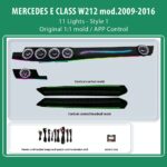 DIQ AMBIENT MERCEDES E (W212) BW212L11S1 (Digital iQ Ambient Light for Mercedes E (W212) mod. 2009-2016 with 11 Lights Style 1)