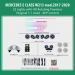DIQ AMBIENT MERCEDES E (W213) BC07M5 (Digital iQ Ambient Light for Mercedes E (W213) mod. 2017-2020 with 22 Lights)