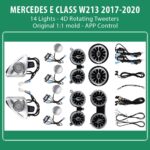 DIQ AMBIENT 8176 ED117 – BENZ E (W213) (Digital iQ Ambient Light for Mercedes E (W213) mod. 2017-2020 with 14 Lights)