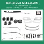 DIQ AMBIENT 8173 BJE5 - BENZ GLC (X254) (Digital iQ Ambient Light for Mercedes GLC (X254) mod. 2023+ with 5 Set Kit)
