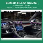 DIQ AMBIENT 8173 BJE5 - BENZ GLC (X254) (Digital iQ Ambient Light for Mercedes GLC (X254) mod. 2023+ with 5 Set Kit) - Image 2