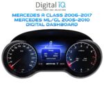 DIGITAL IQ DDD 996_DC (12.3in) DIGITAL INSTRUMENT CLUSTER for MERCEDES R CLASS mod. 2006-2017 - ML - GL mod. 2005-2010