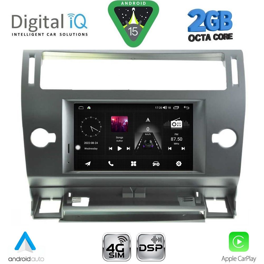 MSF340_15 DIGITAL IQ MSF 340_CPA (7” DECK) MULTIMEDIA SYSTEM for CITROEN C4 mod. 2004-2010 - Image 1
