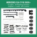DIQ AMBIENT 8179 A4 - MERCEDES CLA (C118) (Digital iQ Ambient Light for Mercedes CLA (C118) mod. 2019-2025 with 36 Lights)