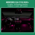 DIQ AMBIENT 8179 A4 - MERCEDES CLA (C118) (Digital iQ Ambient Light for Mercedes CLA (C118) mod. 2019-2025 with 36 Lights) - Image 2