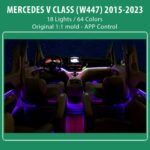 DIQ AMBIENT 8173 DIQ - BENZ V (W447) (Digital iQ Ambient Light for Mercedes V-Class (W447) mod. 2015-2024 with 18 Lights) - Image 2