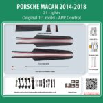 DIQ AMBIENT PORSCHE BSJ05L (Digital iQ Ambient Carbon Light for Porsche Macan mod. 2014-2018 with 21 Lights)
