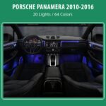 DIQ AMBIENT PORSCHE PANAMERA (G1) mod. 2010-2016 (Digital iQ Ambient Light for Porsche Panamera mod. 2010-2016 with 20 Lights) - Image 2