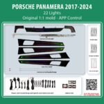 DIQ AMBIENT PORSCHE BSJ06X (Digital iQ Ambient Light for Porsche Panamera mod. 2017-2024 with 22 Lights, Starry Sky Style)