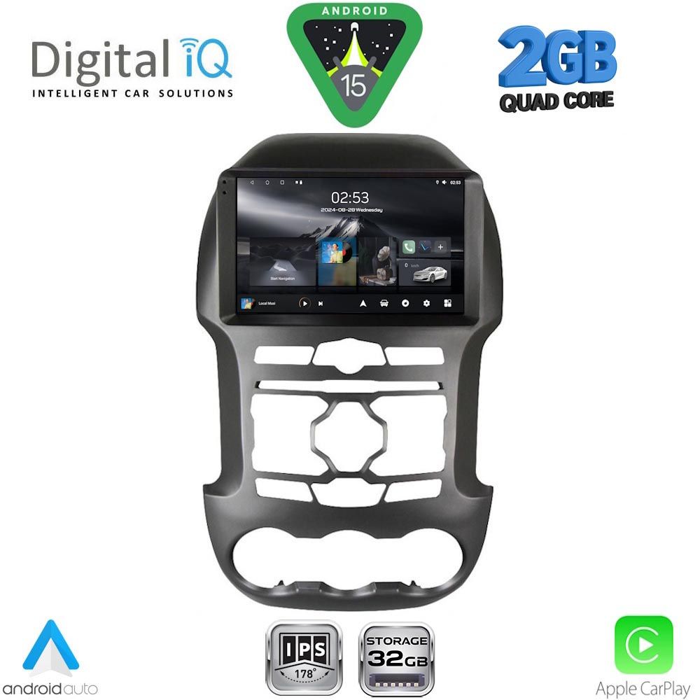 RSD1171S_15 DIGITAL IQ RSD 1171S_CPA (9inc) MULTIMEDIA TABLET for FORD RANGER mod. 2011-2015 - Image 1