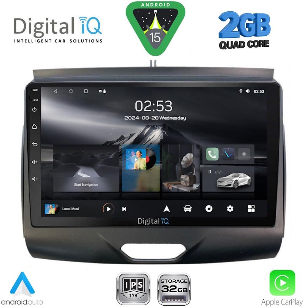 RSD1172_15_ DIGITAL IQ RSD 1172B_CPA (9inc) MULTIMEDIA TABLET for FORD RANGER mod. 2015-2018 - Image 1