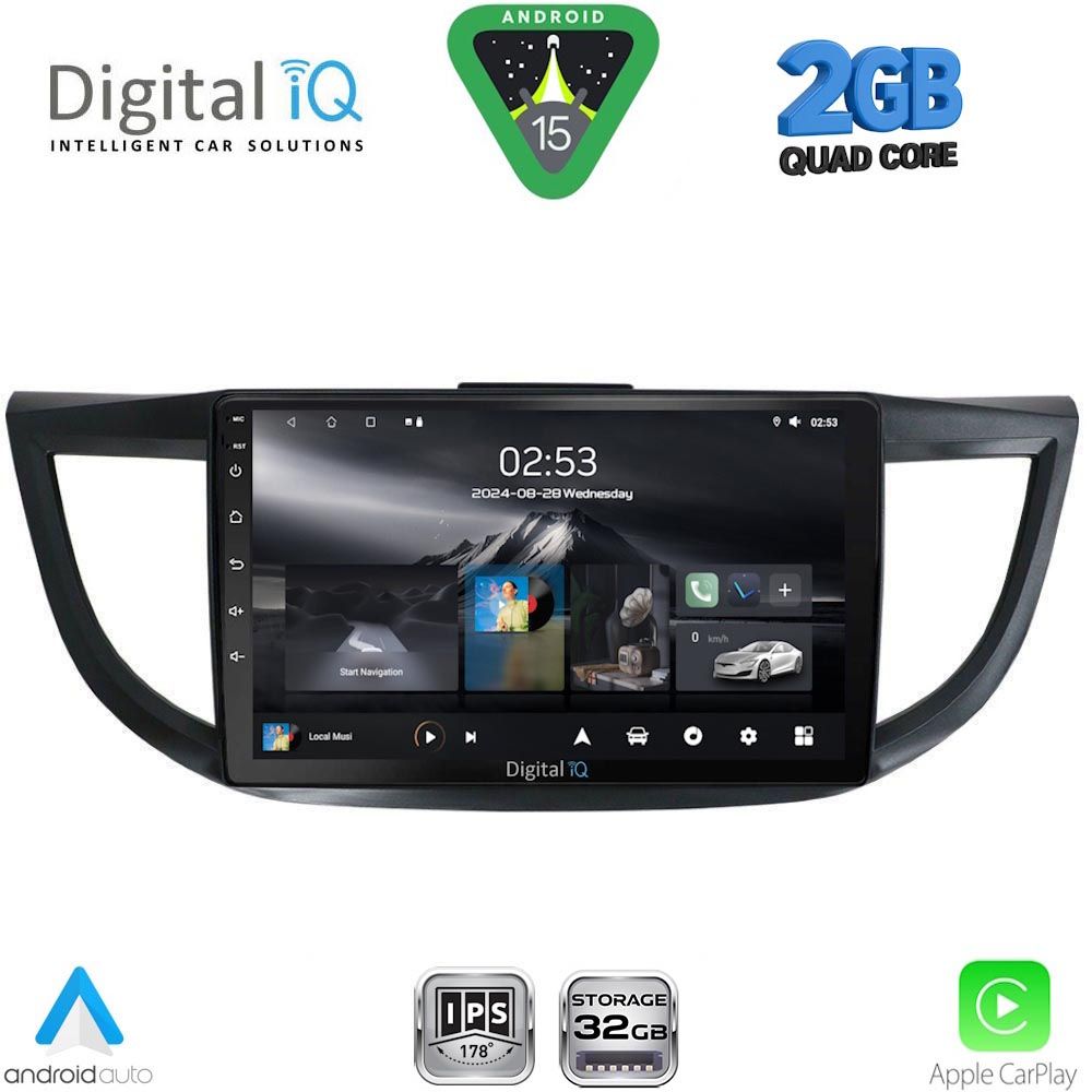 RSD1198_15 DIGITAL IQ RSD 1198_CPA (10inc) MULTIMEDIA TABLET for HONDA CRV mod. 2013-2017 - Image 1