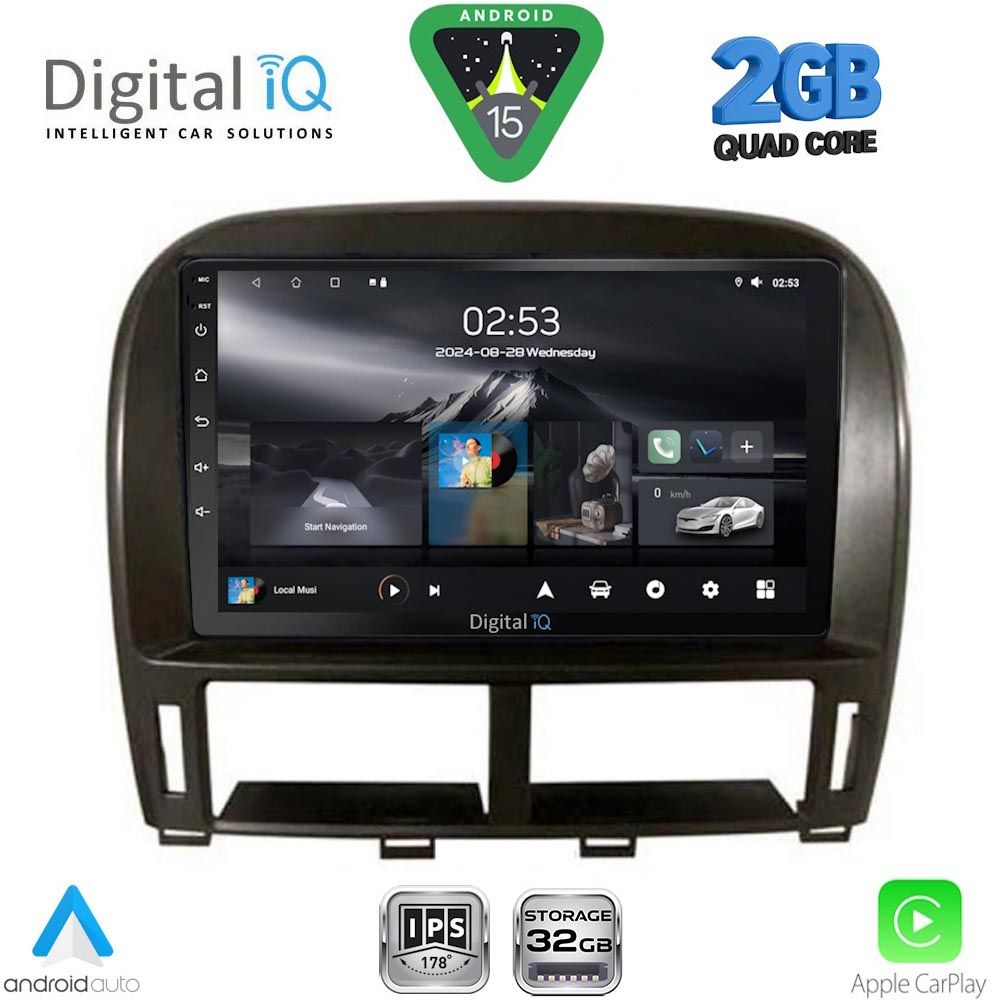 RSD1343_15 DIGITAL IQ RSD 1343_CPA (9inc) MULTIMEDIA TABLET for LEXUS LS 430 – XF 430 mod. 2000-2006 - Image 1