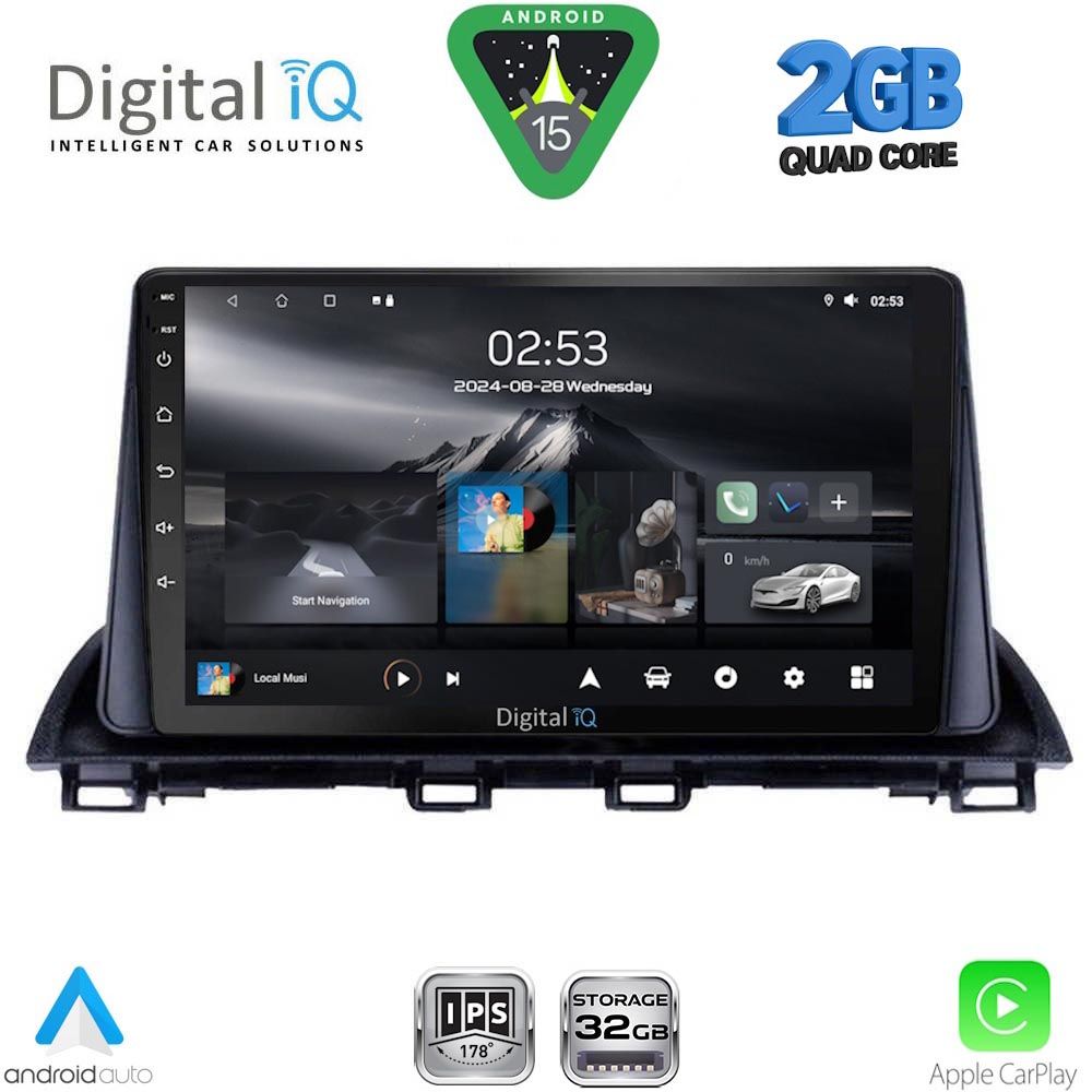 RSD1367_15 DIGITAL IQ RSD 1367_CPA (9inc) MULTIMEDIA TABLET for MAZDA 3 mod. 2014-2019 - Image 1