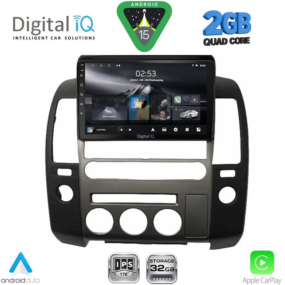 RSD1454NAVI_15 DIGITAL IQ RSD 1454_CPA (ORIG.NAVI) (9inc) MULTIMEDIA TABLET for NISSAN NAVARA D40 mod. 2006-2016 με Original Navi - Image 1