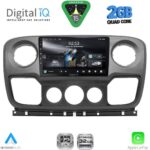 DIGITAL IQ RSD 1463_CPA (10inc) MULTIMEDIA TABLET for NISSAN NV400 - OPEL MOVANO - RENAULT MASTER mod. 2010-2020