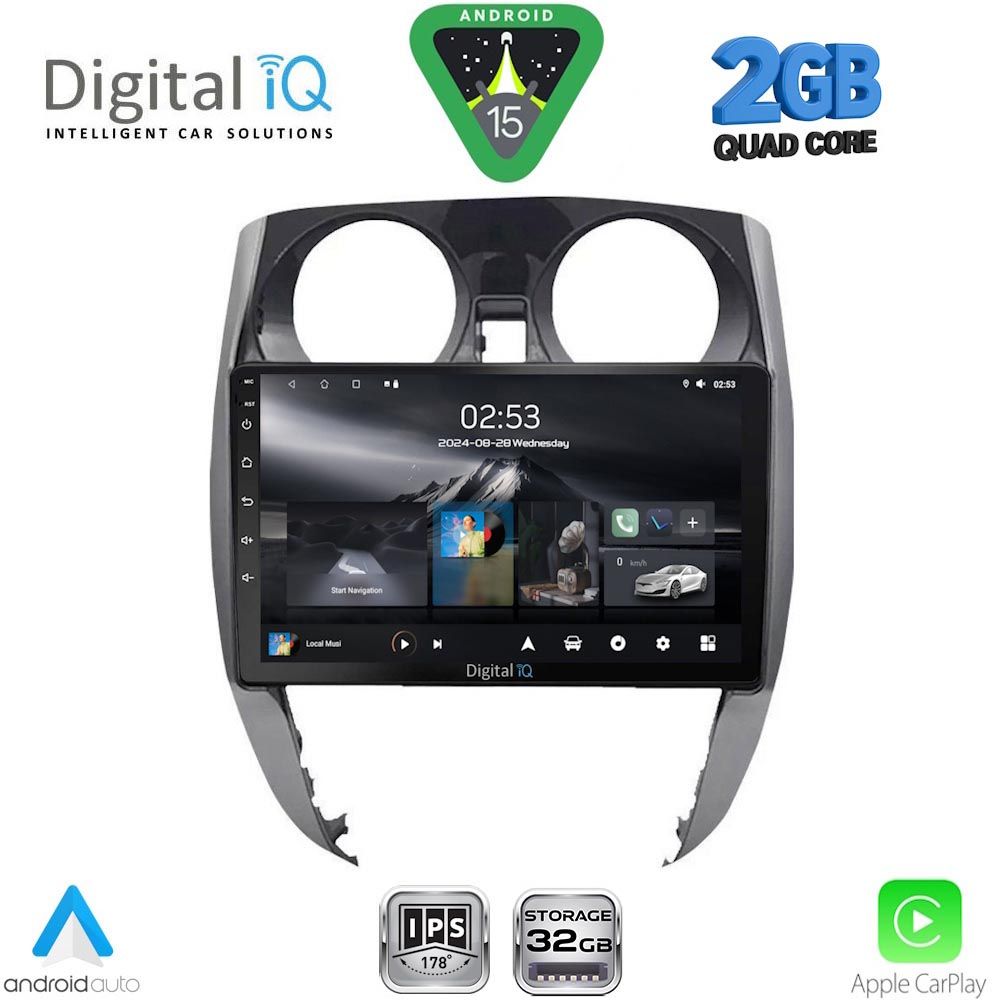 RSD1464_15 DIGITAL IQ RSD 1464_CPA (10inc) MULTIMEDIA TABLET for NISSAN NOTE mod. 2012-2020 - Image 1