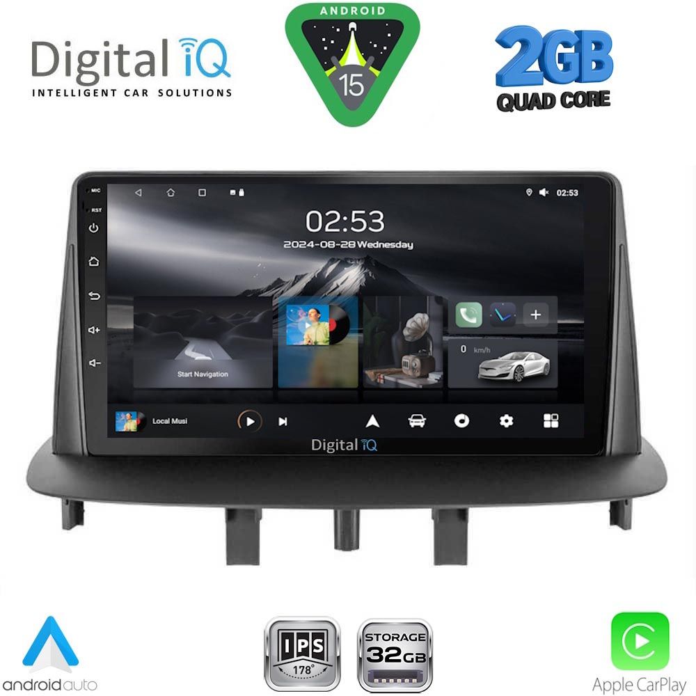 RSD1556_15 DIGITAL IQ RSD 1556_CPA (9inc) MULTIMEDIA TABLET for RENAULT MEGANE 3 mod. 2009-2016 - Image 1
