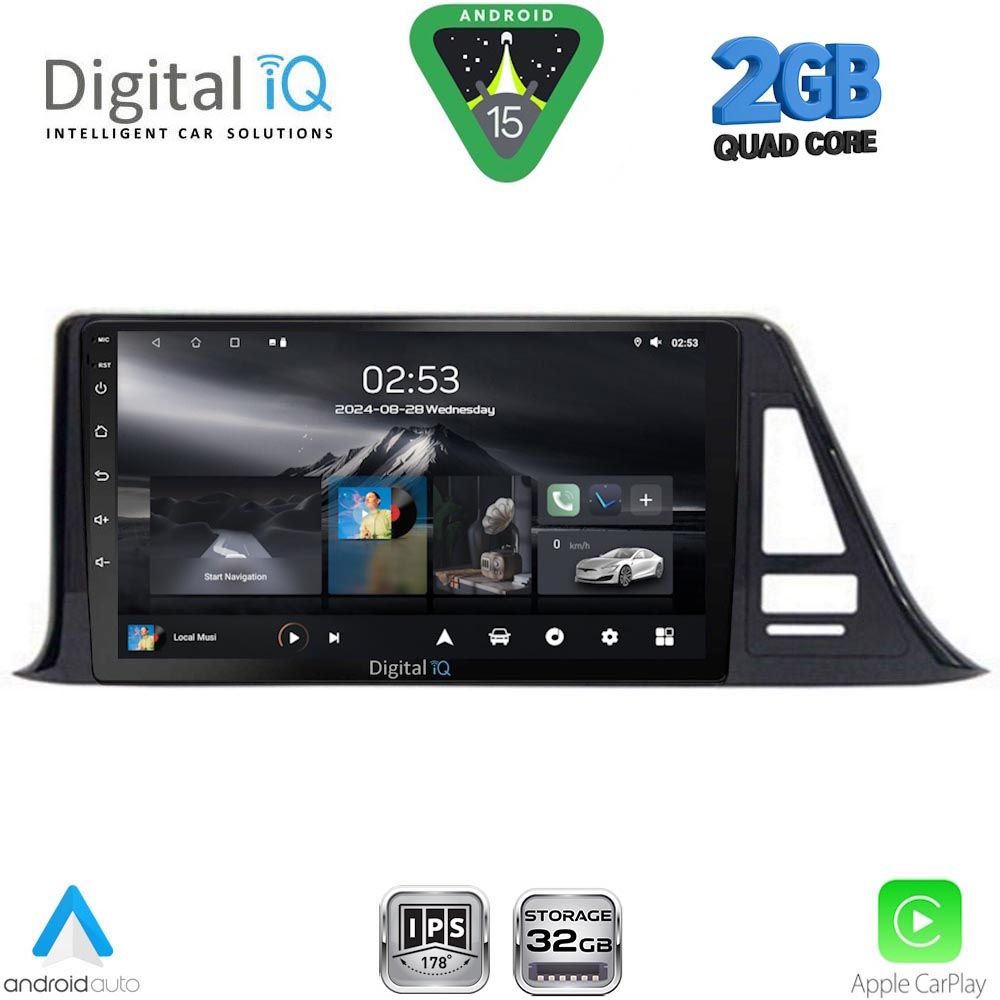 RSD1709_15 DIGITAL IQ RSD 1709_CPA (9inc) MULTIMEDIA TABLET for TOYOTA CH-R mod. 2017-2023 - Image 1