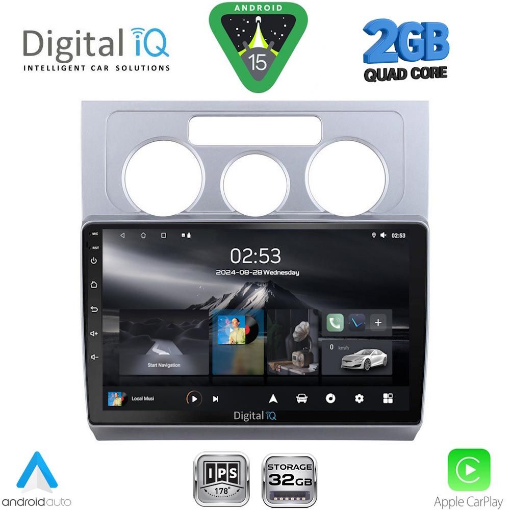 RSD1767AC_15 DIGITAL IQ RSD 1767_CPA A/C (10inc) MULTIMEDIA TABLET for VW TOURAN mod. 2003-2010 - Image 1