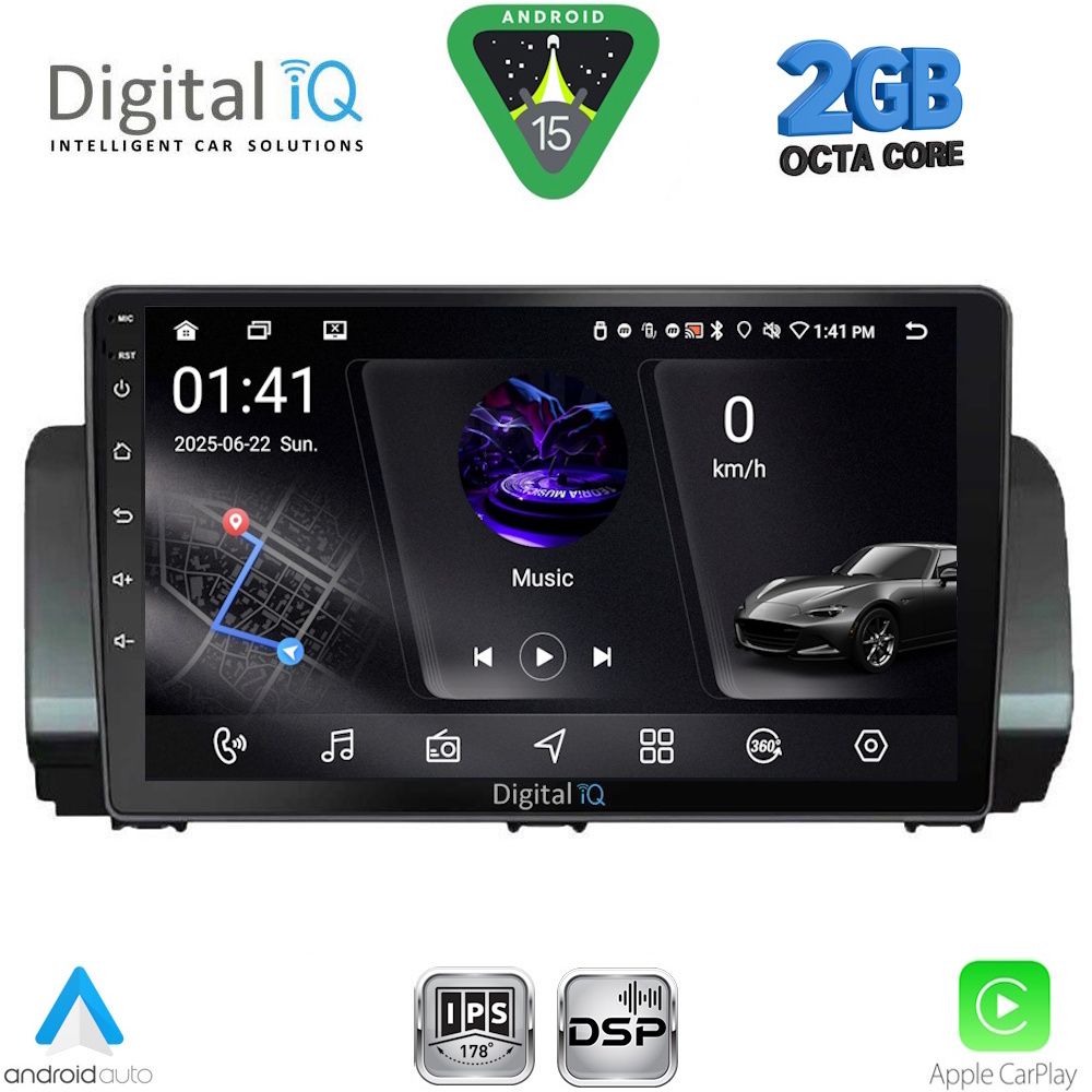 RSF4109_15 DIGITAL IQ RSF 4109_CPA (9inc) MULTIMEDIA TABLET for DACIA LOGAN - SANDERO - JOGGER mod. 2020-2026 - Image 1