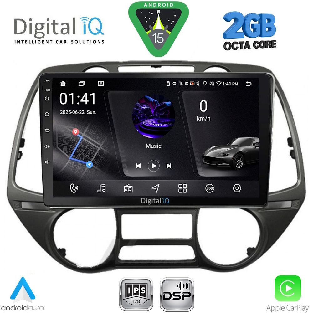 RSF4226_15 DIGITAL IQ RSF 4226_CPA (9inc) MULTIMEDIA TABLET for HYUNDAI i20 mod. 2008-2014 - Image 1