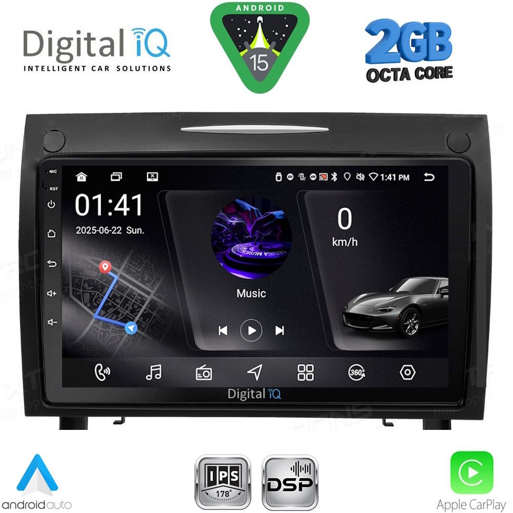 RSF4419_15 DIGITAL IQ RSF 4419_CPA (9inc) MULTIMEDIA TABLET for MERCEDES SLK R171 mod. 2004-2010 - Image 1
