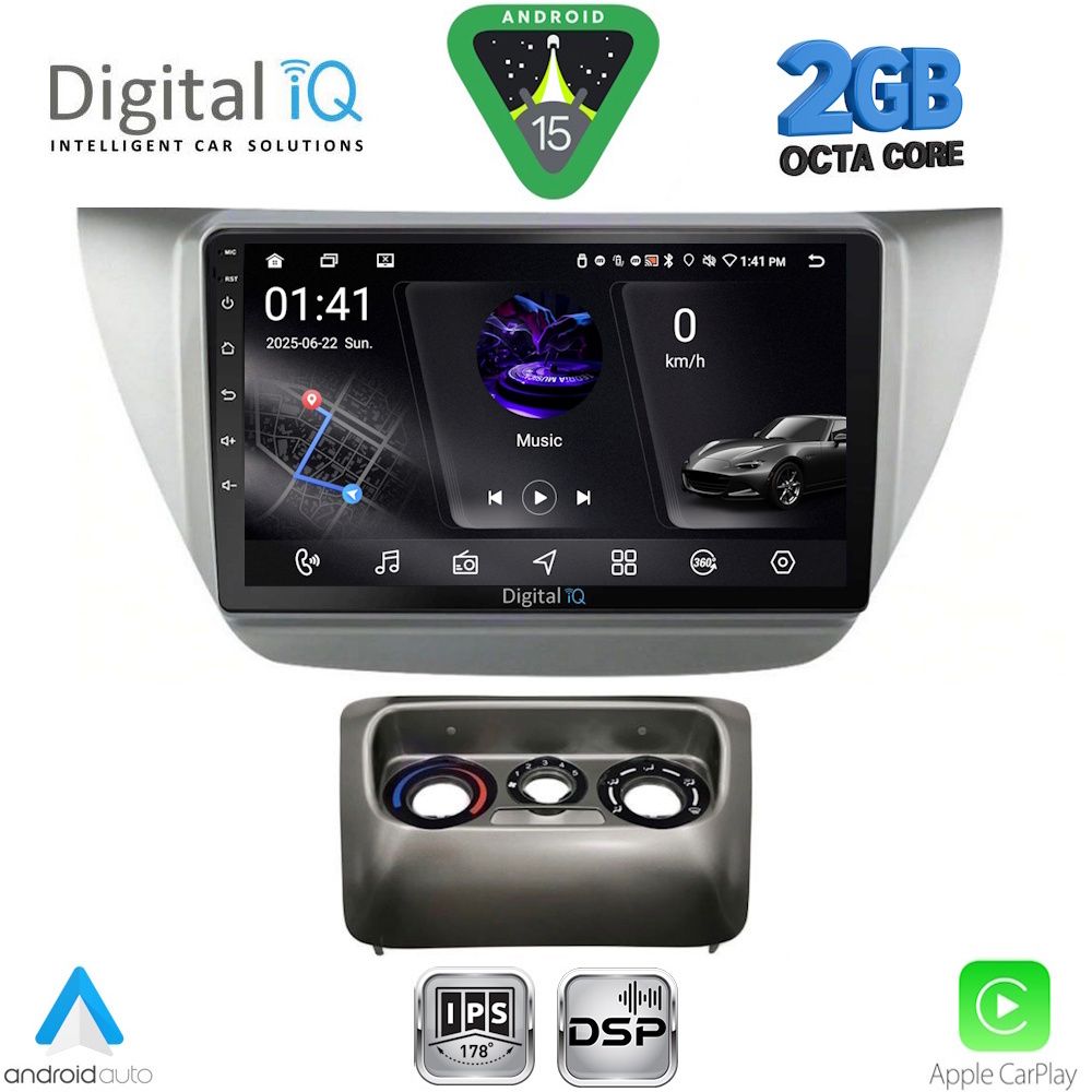 RSF4433_15 DIGITAL IQ RSF 4433_CPA (9inc) MULTIMEDIA TABLET for MITSUBISHI LANCER mod. 2000-2007 - Image 1