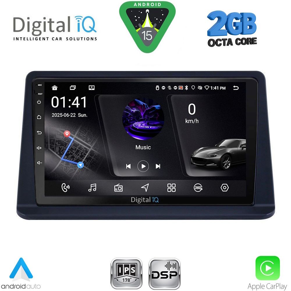RSF4445_15 DIGITAL IQ RSF 4445_CPA (9inc) MULTIMEDIA TABLET for MITSUBISHI PAJERO mod. 1999-2006 - Image 1