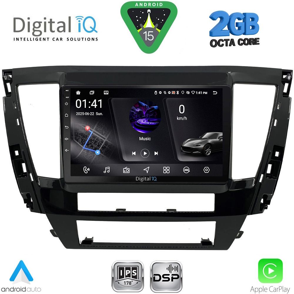 RSF4447S_15 DIGITAL IQ RSF 4447S_CPA (9inc) MULTIMEDIA TABLET for MITSUBISHI PAJERO SPORT mod. 2020-2026 - Image 1