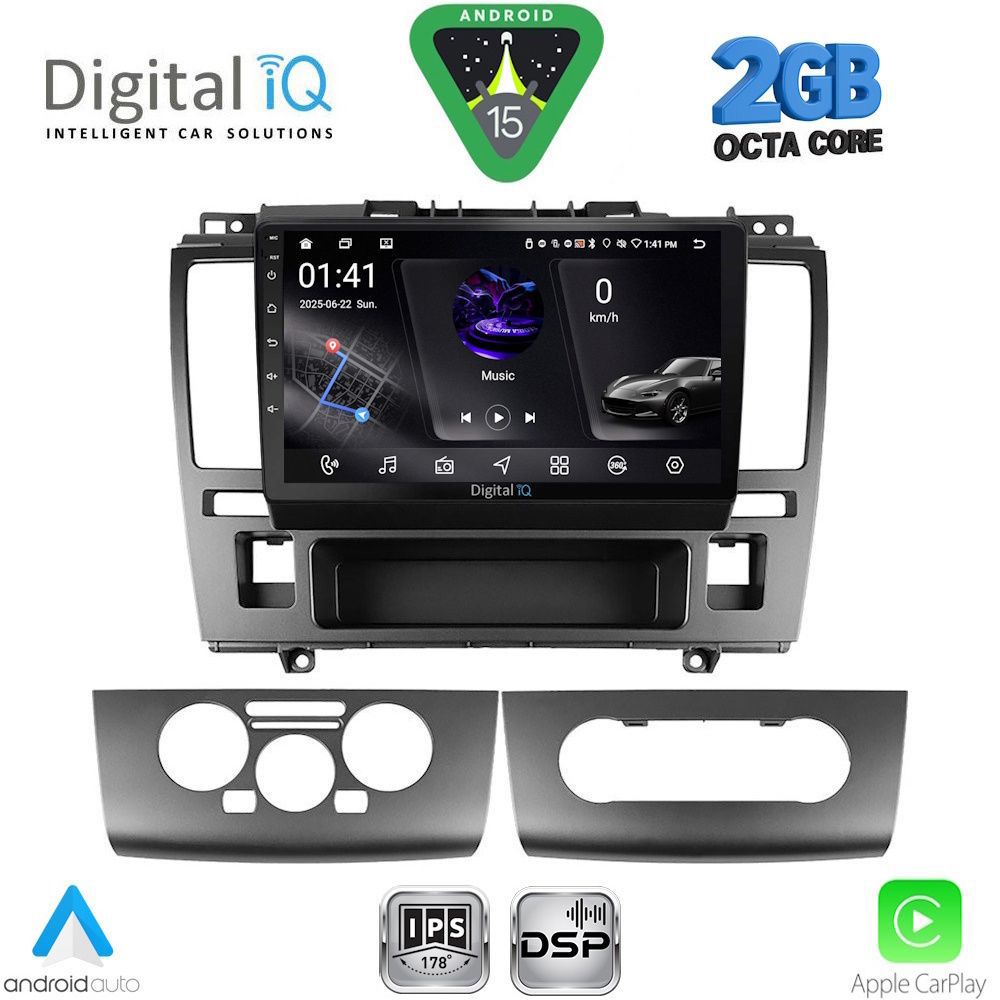RSF4465_15-1 DIGITAL IQ RSF 4465_CPA (9inc) MULTIMEDIA TABLET for NISSAN TIDA mod. 2004-2013 - Image 1