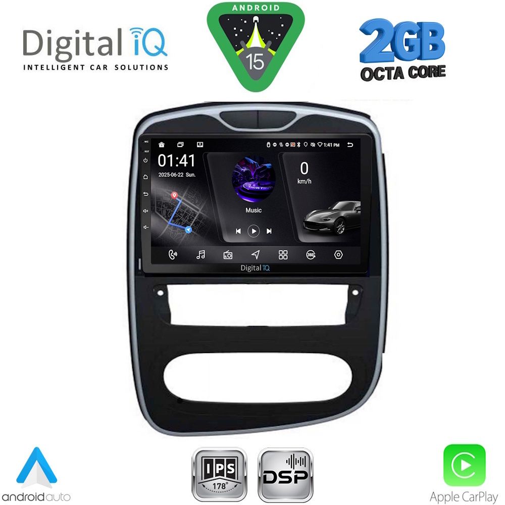 RSF4545_15 DIGITAL IQ RSF 4545_CPA (10inc) MULTIMEDIA TABLET for RENAULT CLIO mod. 2016-2019 - Image 1