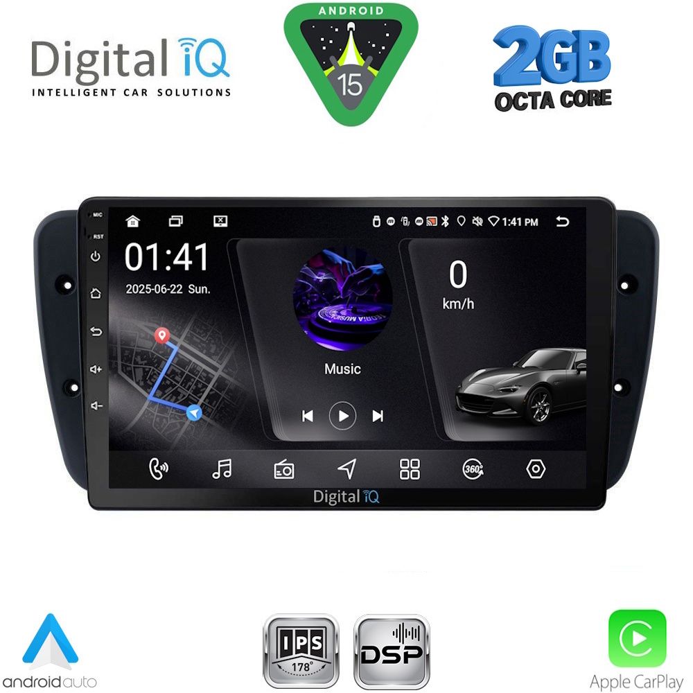 RSF4571_15 DIGITAL IQ RSF 4571_CPA (9inc) MULTIMEDIA TABLET for SEAT IBIZA mod. 2008-2015 - Image 1