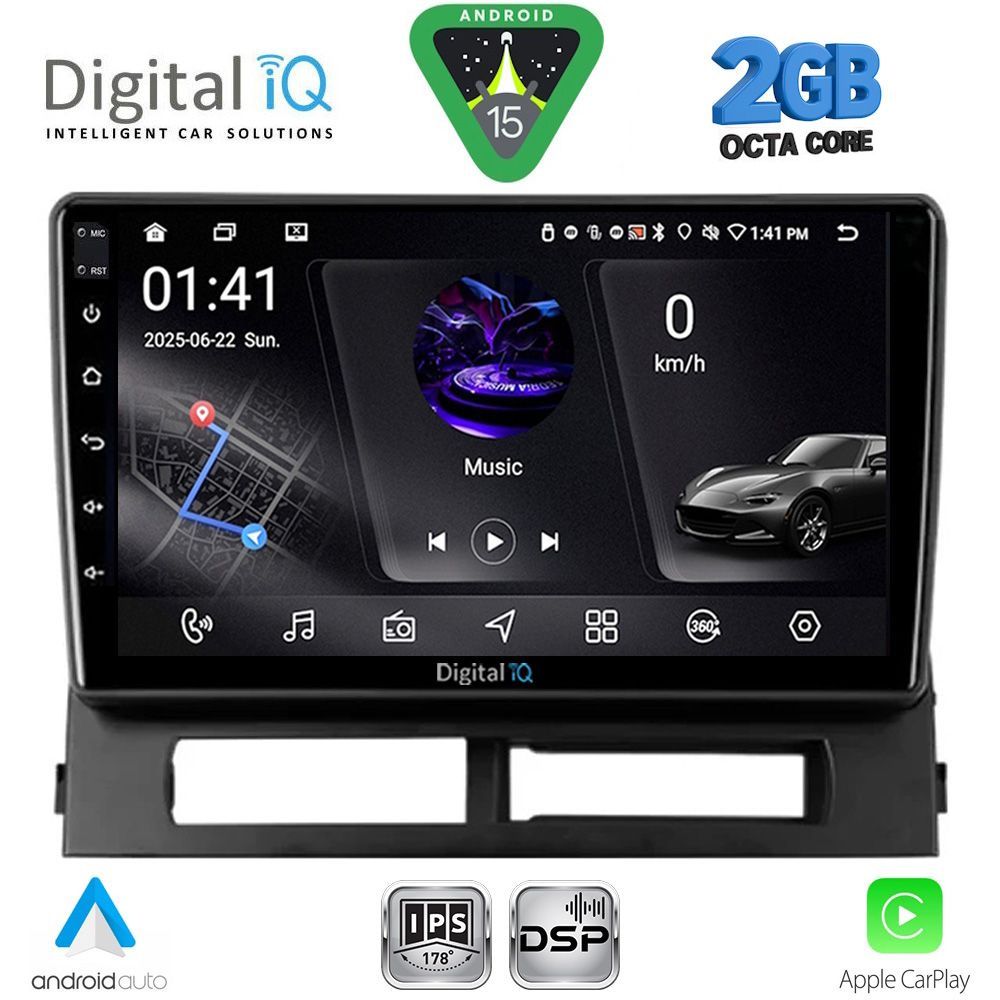 RSF4728DASH_15-1 DIGITAL IQ RSF 4728DASH_CPA (9inc) MULTIMEDIA TABLET for TOYOTA PRIUS mod. 2003-2009 (Supports Original Clima-HYBRID) - Image 1