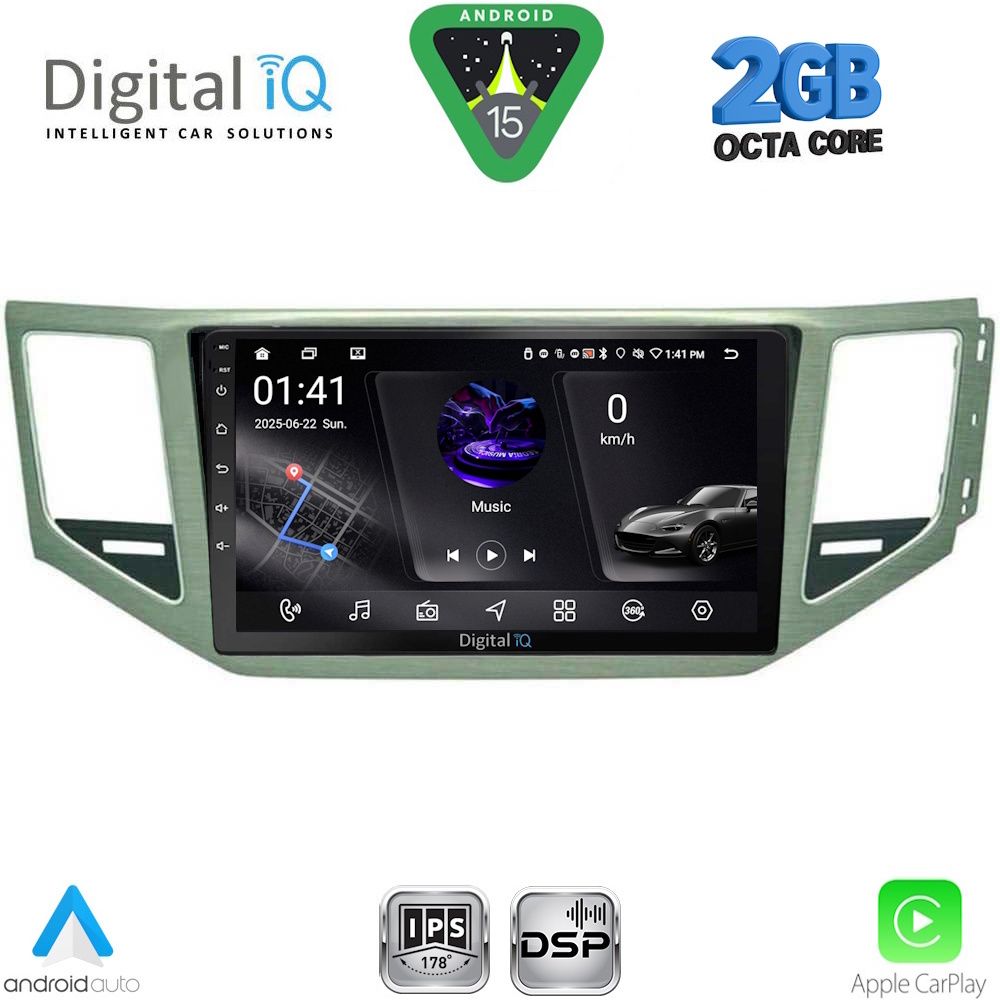 RSF4745_15 DIGITAL IQ RSF 4745_CPA (SL) (10inc) MULTIMEDIA TABLET for VW GOLF SPORTSVAN mod. 2014-2021 - Image 1