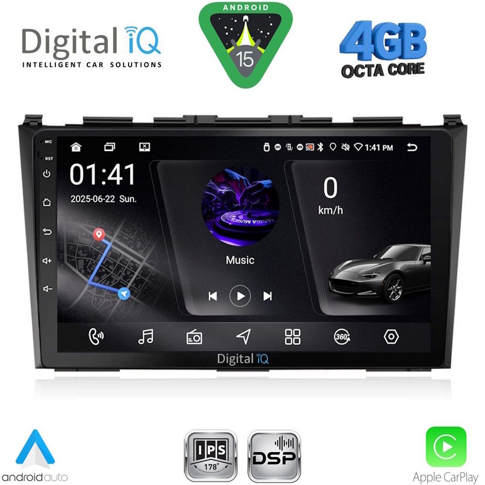 RSG6197_15 DIGITAL IQ RSG 6197_CPA (9inc) MULTIMEDIA TABLET for HONDA CRV mod. 2006-2012 - Image 1