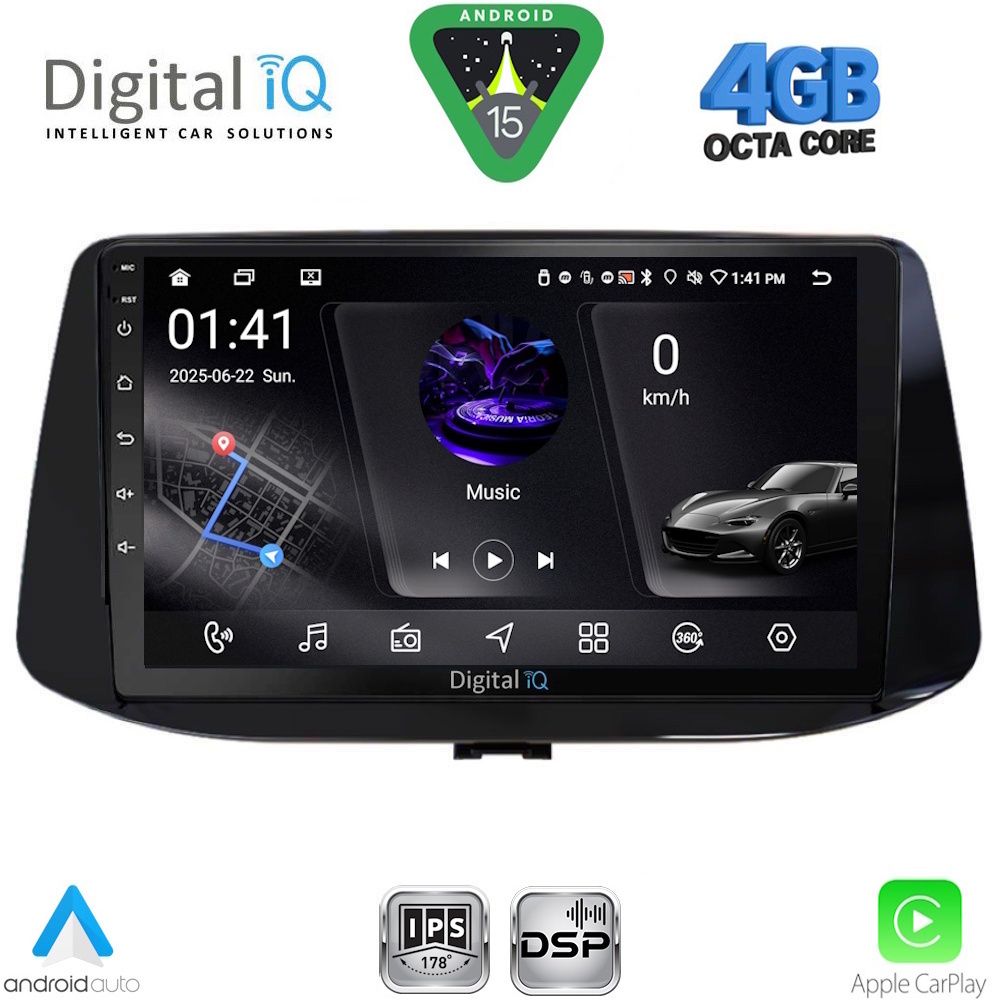 RSG6233_15 DIGITAL IQ RSG 6233_CPA (9inc) MULTIMEDIA TABLET for HYUNDAI i30 mod. 2018-2025 - Image 1