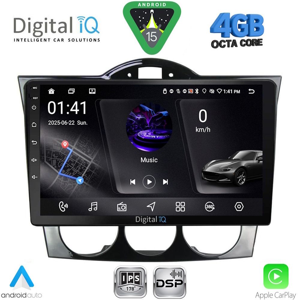 RSG6394_15 DIGITAL IQ RSG 6394_CPA (9inc) MULTIMEDIA TABLET for MAZDA RX8 mod. 2001-2008 - Image 1