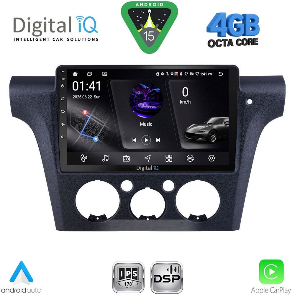 RSG6441CL_15 DIGITAL IQ RSG 6441_CPA CLIMA (10inc) MULTIMEDIA TABLET for MITSUBISHI OUTLANDER mod. 2001-2005 with CLIMA - Image 1