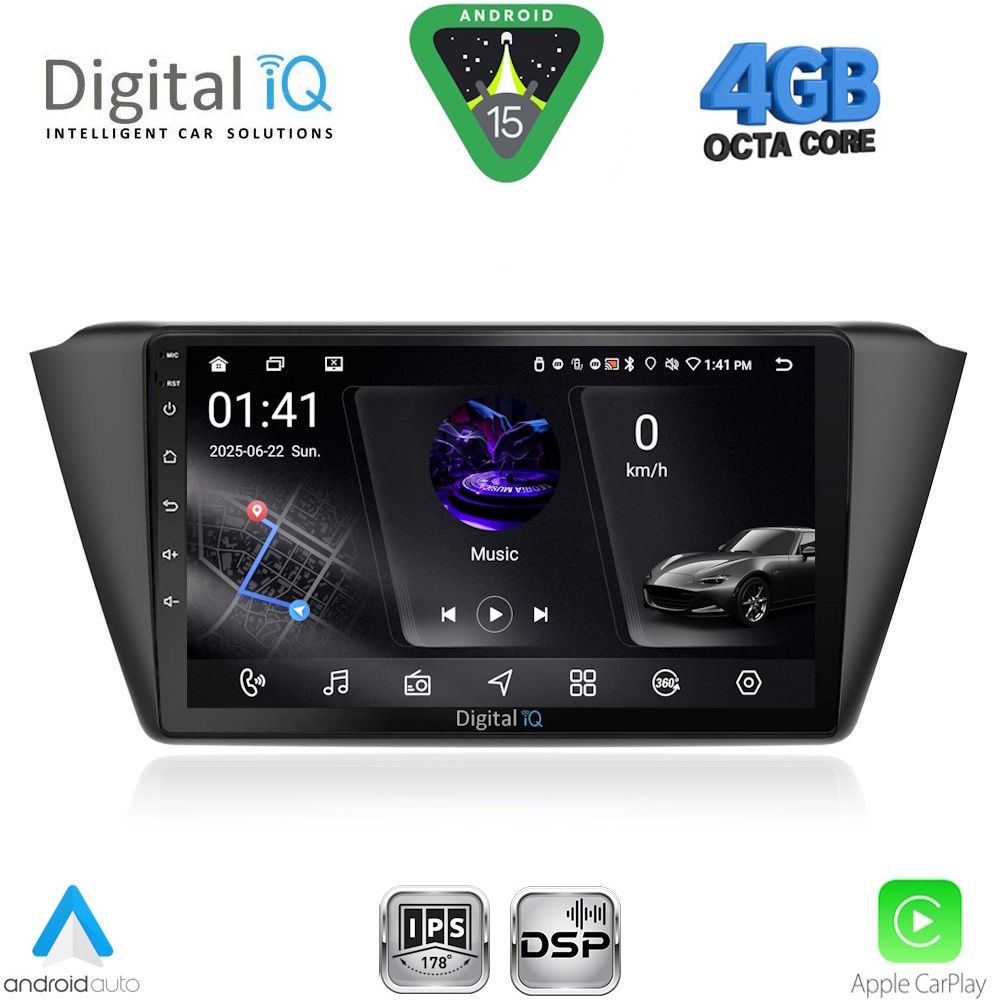 RSG6582_15 DIGITAL IQ RSG 6582_CPA (9inc) MULTIMEDIA TABLET for SKODA FABIA mod. 2015-2022 - Image 1
