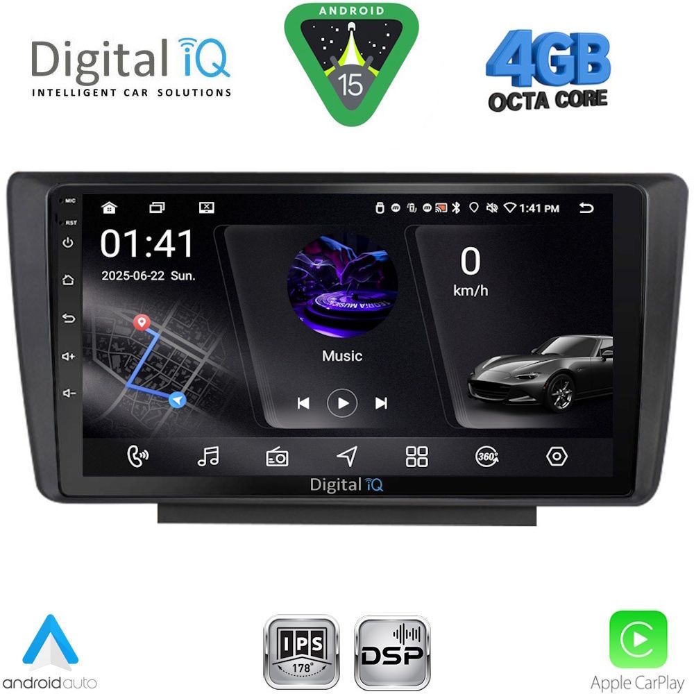 RSG6594_15 DIGITAL IQ RSG 6594_CPA (9inc) MULTIMEDIA TABLET for SKODA OCTAVIA 5 mod. 2005-2012 - Image 1