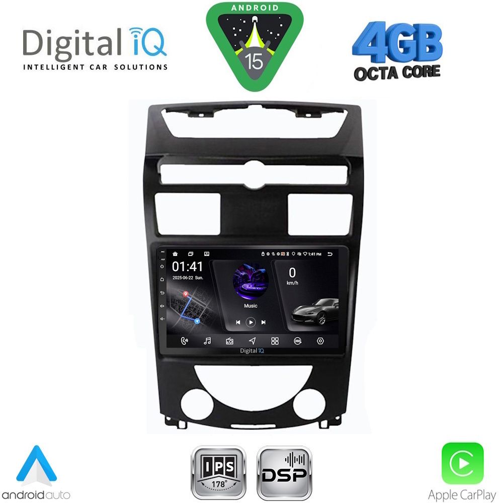 RSG6657_15 DIGITAL IQ RSG 6657_CPA (10inc) MULTIMEDIA TABLET for SSANGYONG REXTON mod. 2006-2015 - Image 1