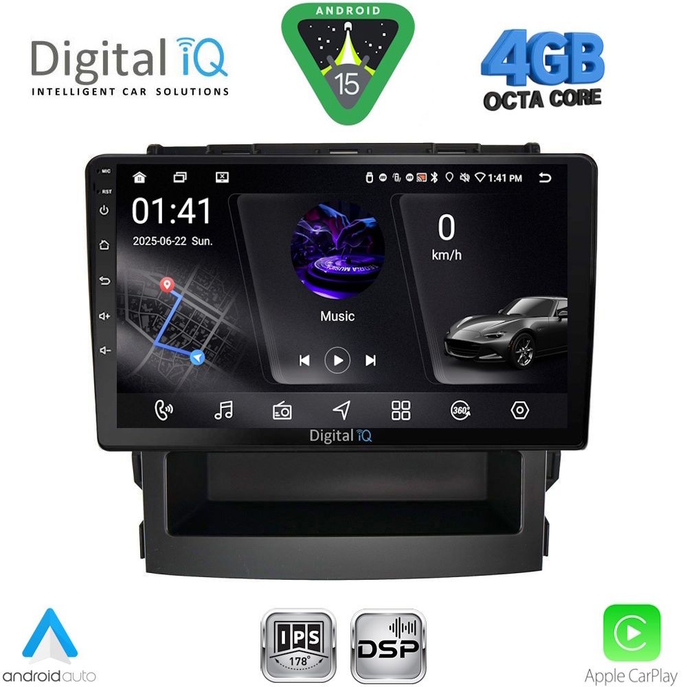 RSG6664_15 DIGITAL IQ RSG 6664_CPA (9inc) MULTIMEDIA TABLET for SUBARU FORESTER - IMPREZA mod. 2019-2024 - Image 1